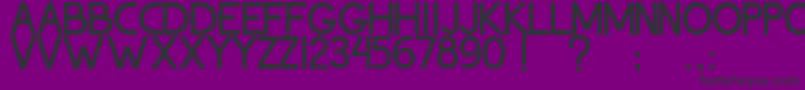 ThohirKeBadreah Font – Black Fonts on Purple Background