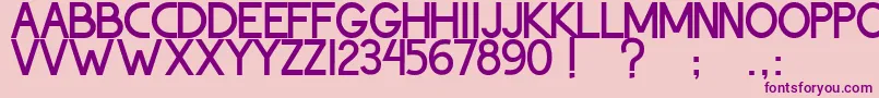 ThohirKeBadreah Font – Purple Fonts on Pink Background