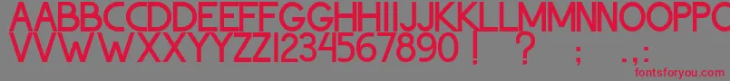 ThohirKeBadreah Font – Red Fonts on Gray Background