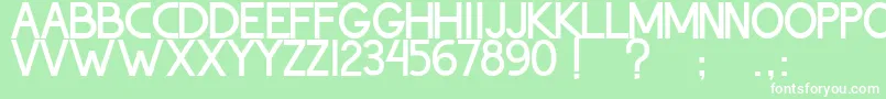 ThohirKeBadreah Font – White Fonts on Green Background