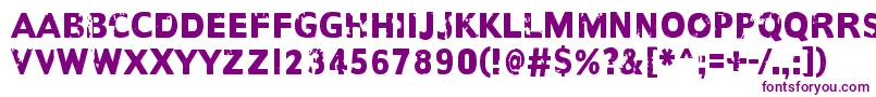 AnotherNameFor-fontti – violetit fontit