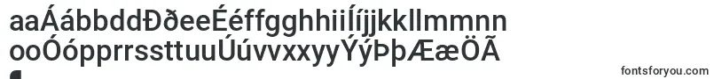 Grotesq-Schriftart – isländische Schriften