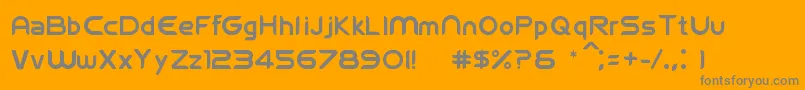 Fifawelcome1.3 Font – Gray Fonts on Orange Background