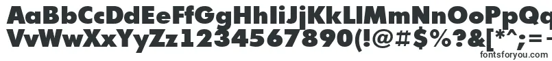 Шрифт AFuturicaextrablack – стандартные шрифты