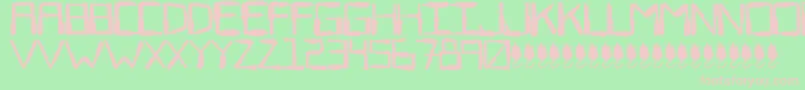 SewerRat Font – Pink Fonts on Green Background