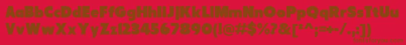 Подробнее о шрифте TonduBeta Шрифт TonduBeta – коричневые шрифты на красном фоне