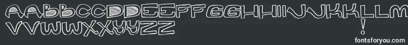 DesPot Font – White Fonts on Black Background