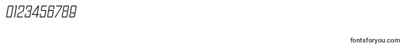 フォントDiamanteserialLightItalic – 数字と数値のためのフォント