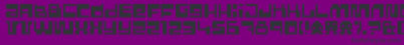 Шрифт PixelPower – чёрные шрифты на фиолетовом фоне