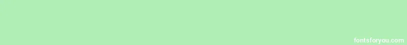 YdigasibKscpcEucH Font – White Fonts on Green Background