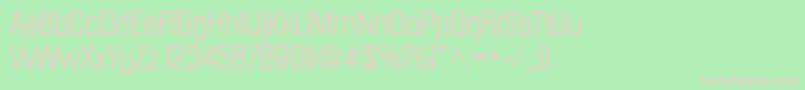 DiamanteRegular Font – Pink Fonts on Green Background