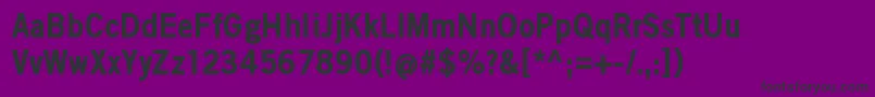 ScratchXBlack Font – Black Fonts on Purple Background
