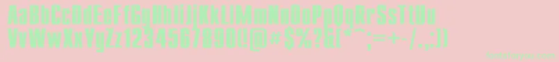 More about Compact0 Font Compact0 Font – Green Fonts on Pink Background