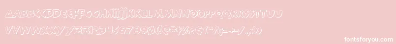 300trojanss Font – White Fonts on Pink Background