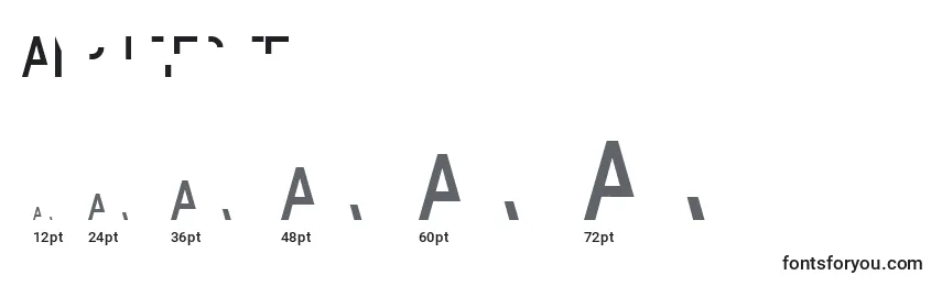 Amputierte Font Sizes
