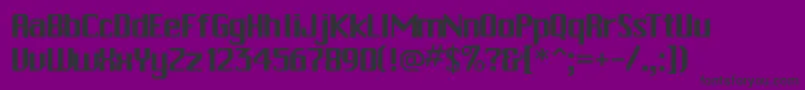 Rschitown Font – Black Fonts on Purple Background