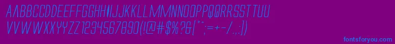 More about Alienleagueiiexpandital Font Alienleagueiiexpandital Font – Blue Fonts on Purple Background