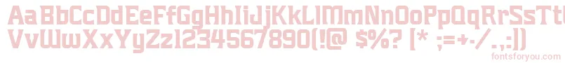 Mightymightyfriars Font – Pink Fonts on White Background
