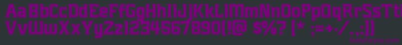 Mightymightyfriars Font – Purple Fonts on Black Background