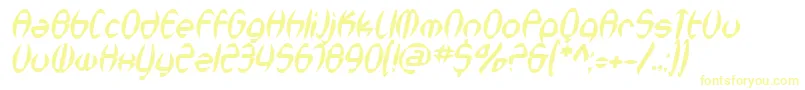 SfSynthonicPopOblique Font – Yellow Fonts