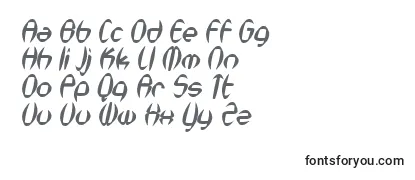 Шрифт SfSynthonicPopOblique