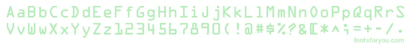 OpticaladbNormal Font – Green Fonts