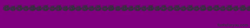 Vangogh-fontti – mustat fontit violetilla taustalla
