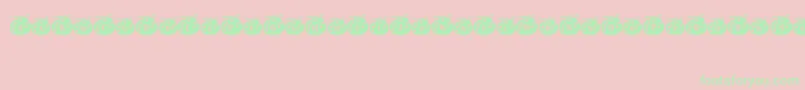 Vangogh Font – Green Fonts on Pink Background