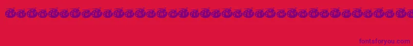 Vangogh Font – Purple Fonts on Red Background