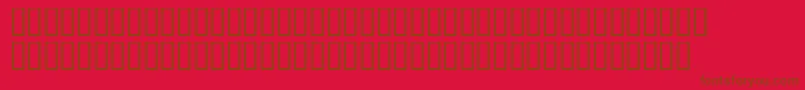 Georgemelvillesh Font – Brown Fonts on Red Background