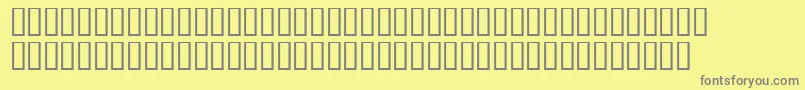Georgemelvillesh Font – Gray Fonts on Yellow Background