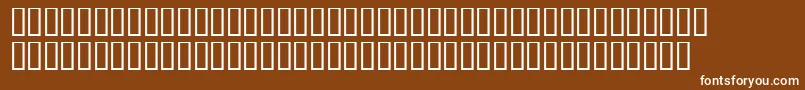 フォントGeorgemelvillesh – 茶色の背景に白い文字