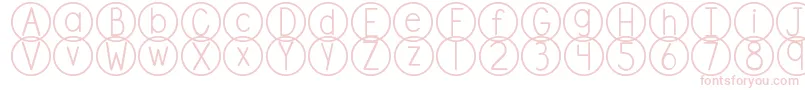 fuente DjbStandardizedTest – Fuentes Rosadas Sobre Fondo Blanco