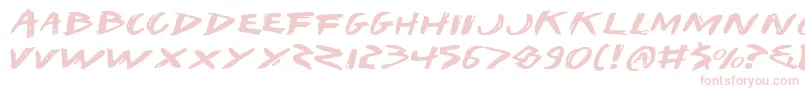 IWantMyTtrExpanded Font – Pink Fonts on White Background