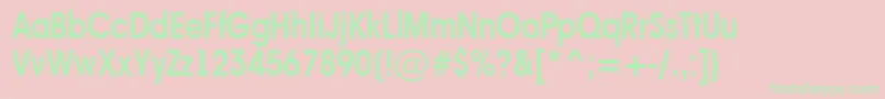 Saiba mais sobre a fonte AAvanteltnrSemibold Fonte AAvanteltnrSemibold – fontes verdes em um fundo rosa