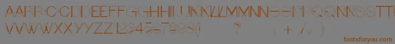 Craftfont Font – Brown Fonts on Gray Background