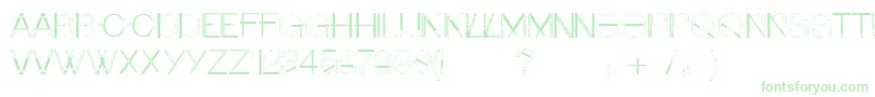 Craftfont Font – Green Fonts on White Background