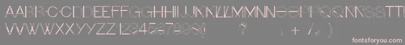 Craftfont Font – Pink Fonts on Gray Background