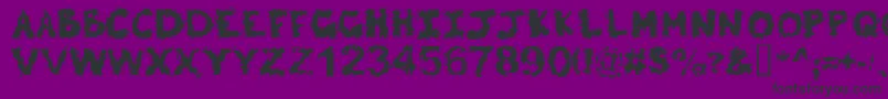 More about Poltergeist Font Poltergeist Font – Black Fonts on Purple Background