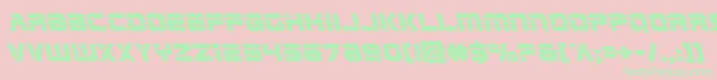 Edgeracerleft Font – Green Fonts on Pink Background