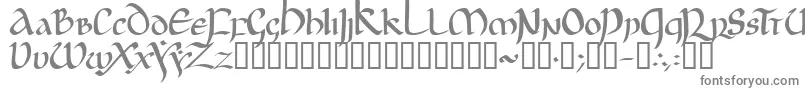 JgjUncial Font – Gray Fonts on White Background
