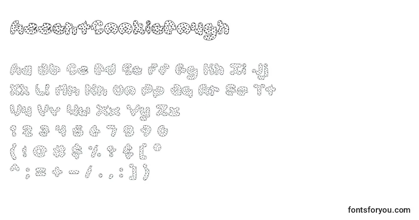 AccentCookieDough Font – alphabet, numbers, special characters