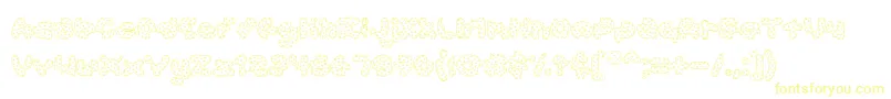 Więcej informacji o czcionce AccentCookieDough Czcionka AccentCookieDough – żółte czcionki