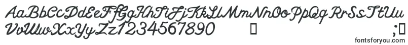 Шрифт CftheoceansongpersonalReg – шрифты для логотипов