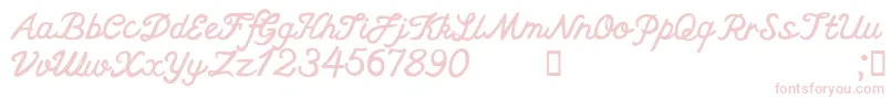 CftheoceansongpersonalReg Font – Pink Fonts