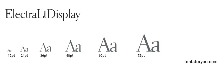 ElectraLtDisplay Font Sizes