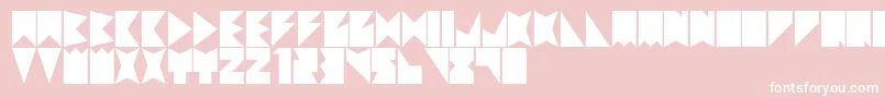 フォントAcute – ピンクの背景に白い文字