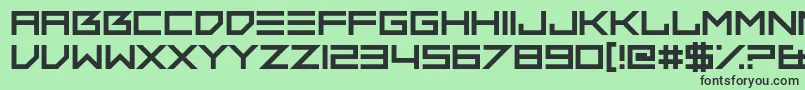 ThumbsDown Font – Black Fonts on Green Background