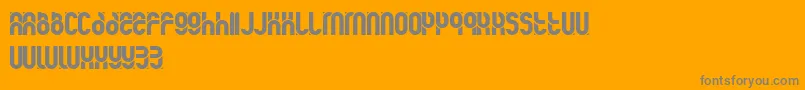 KawaiDesuDker Font – Gray Fonts on Orange Background