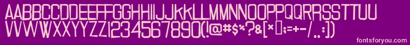 20 ffy Font – Pink Fonts on Purple Background